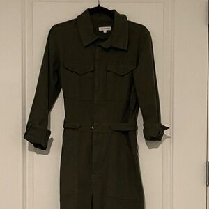 Good American Dark Olive Jumpsuit